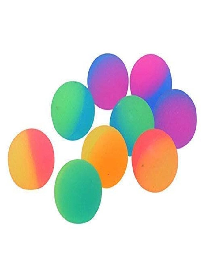 Firstly Traders Crazy Bouncy Jumping Balls Set 40 mm Birthday Return Gift Indoor Outdoor Games for Kids - (5 Crazy Ball) (Free Stickers) - Image 1